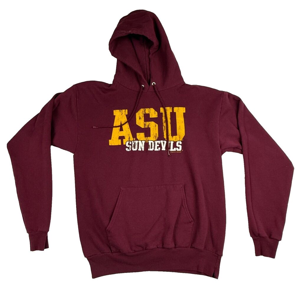 ASU Arizona State Sun Devils Hoodie Sweatshirt (Men's‎ Medium) Maroon